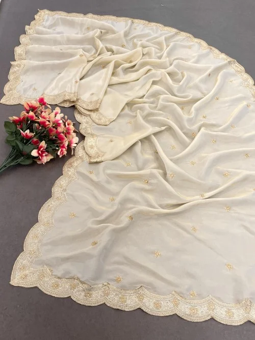 Dyeable Tissue Silk Dupatta